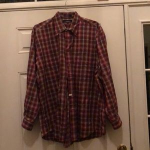 Faconnable Men’s Casual Button Down Shirt Size: XL